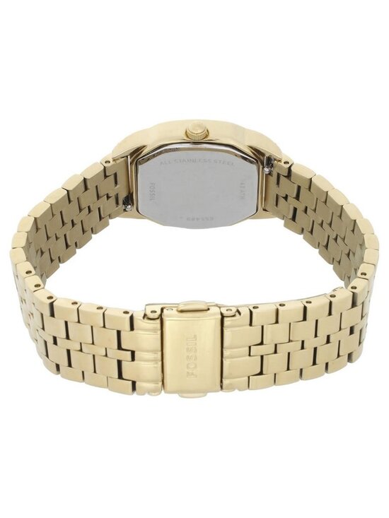 NWT Fossil Harlow Quartz Crystal Silver Dial Ladies Watch